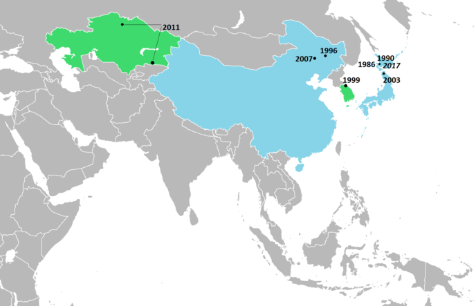 Asian Winter Games Host Cities