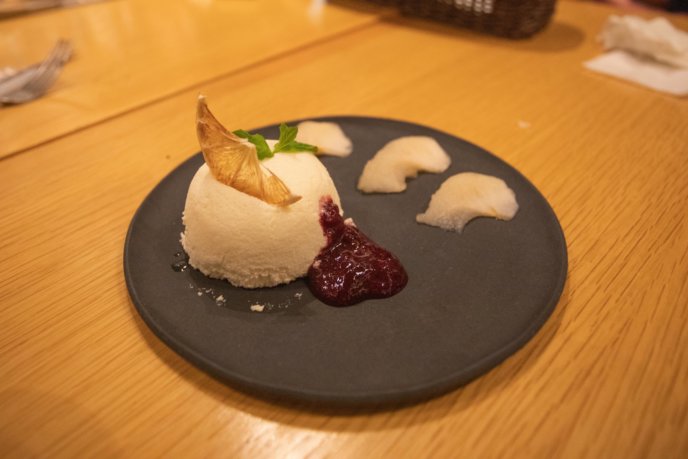 French inspired dessert at Black Wood Grill