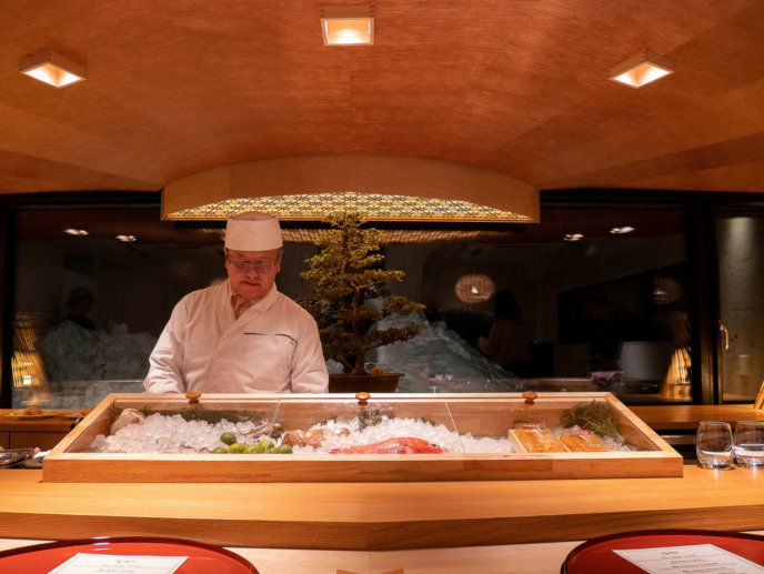 Kani Sushi Kato Counter02