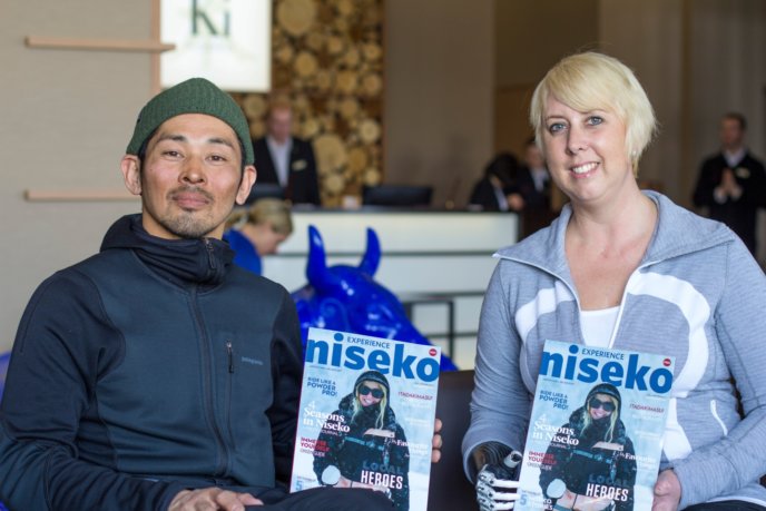 Korrin And Tatsumi In The Ki Niseko Lobby 1