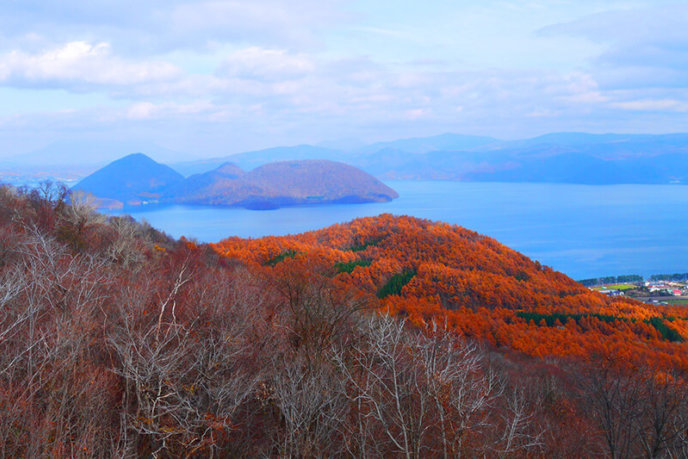 Lake Toya in Autumn