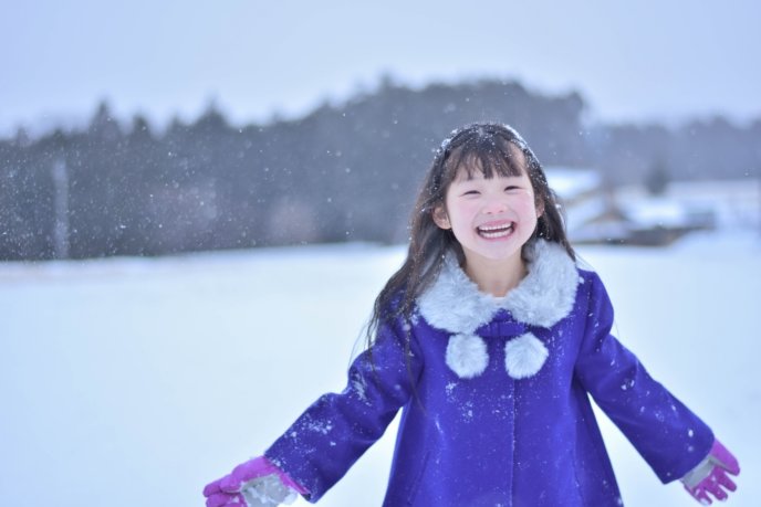 Girl In Snow