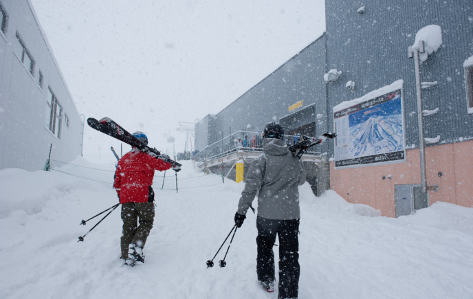 It snows a lot in Niseko