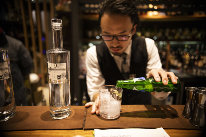 Benizakura gin tasting2