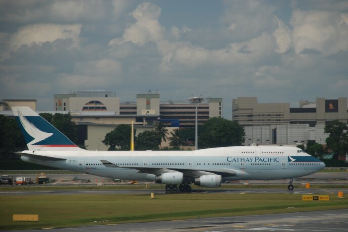 Cathay Pacific Boeing 747 400 B Huj