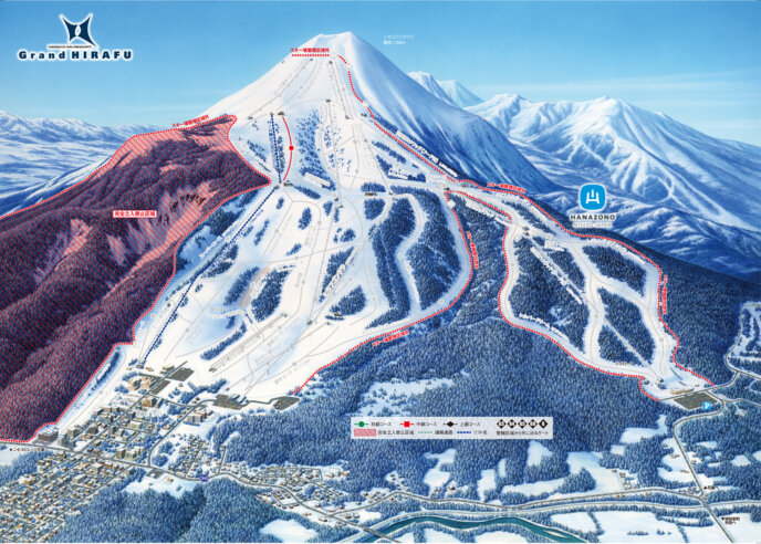 Grand Hirafu Open Map