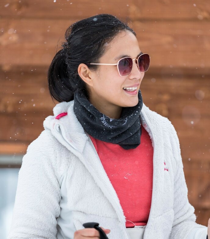 Isabelle Daza Experience Niseko Ski Lesson Winter Filipino Model Actress Celebrity 1