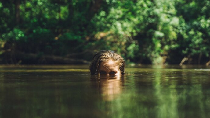 Lake Pixabay Swimming Swim Woman