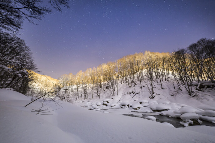 Snowshoeing with NAC in Niseko