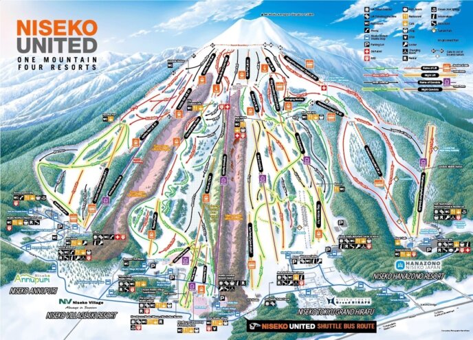 Niseko Trail Map