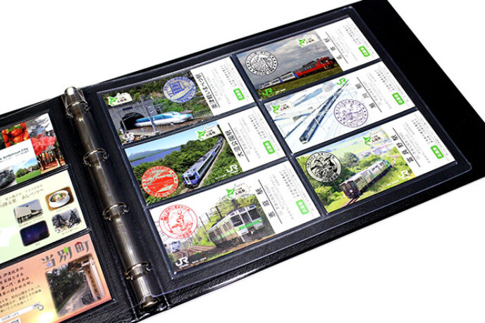 Collectors Clear Holder Of Jr Hokkaido Special Tickets