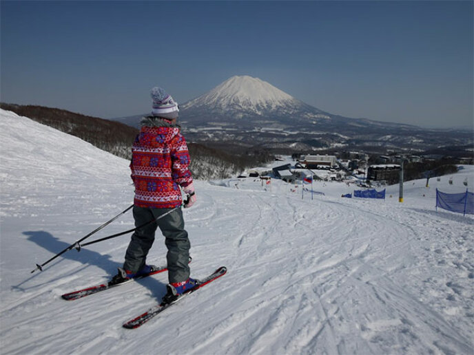 Mt. Yotei in Spring