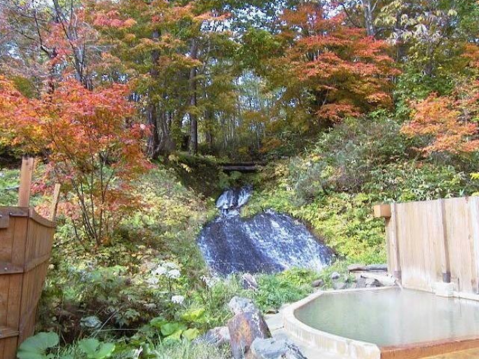 Koikawa Ryokan Onsen Rotenburo Autmun Momiji