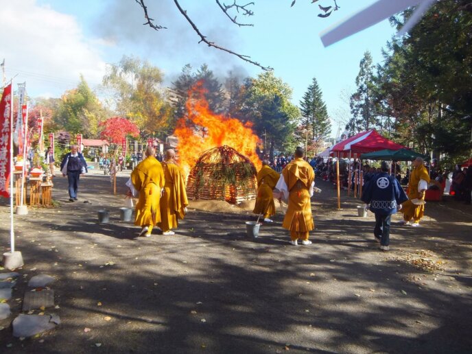 Konpira Matsuri Fire Monks