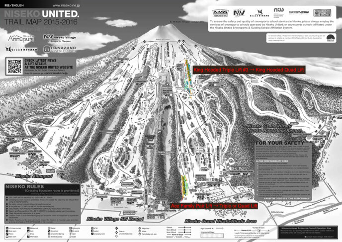 Niseko United Trail Map