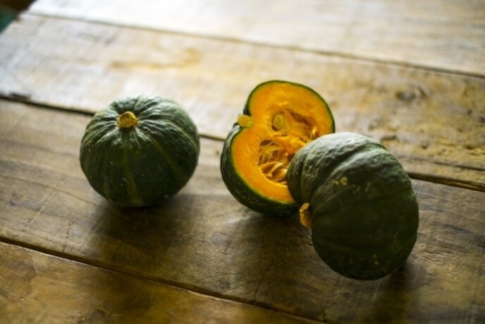 Pumpkin On The Table