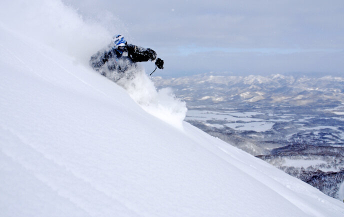 Winter Skiing Skiier Wicked Powder