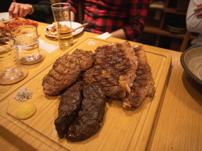 A huge meat platter, perfect to share 