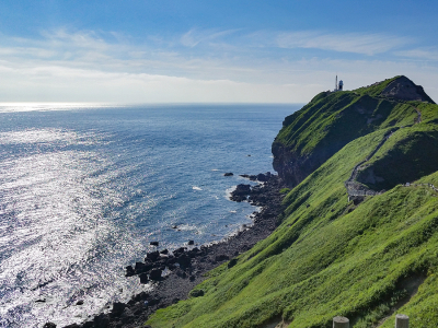 Cape Kamui Shakotan Peninsula Summer Sea Of Japan Blue Sky 2016 Lr