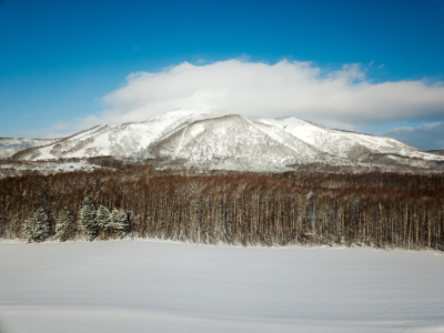 Drone Mt Annupuri Winter Blue Skies 01 11 18 1