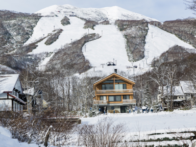 Mt Annupuri with snow