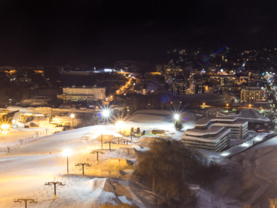 Night Skiing Hirafu Village 3