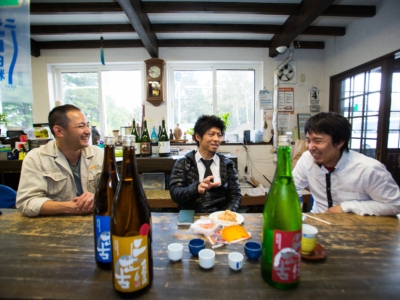 Sake And Cheese All Together