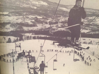 Ski Lift In Grand Hirafu In1960S