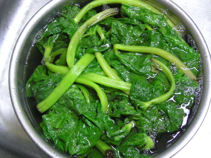 Yachibuki Marsh Marigolds Harvested And Soaking Spriong Foods Niseko