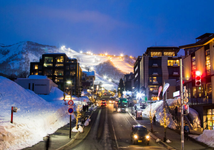 Hirafu Village Winter Night Low Res