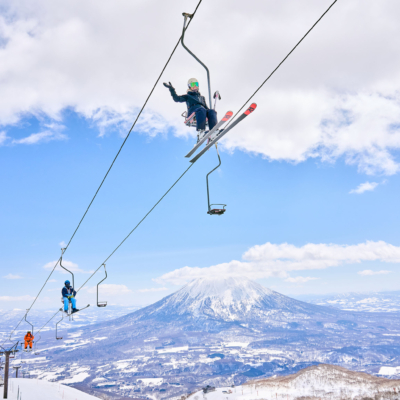 Cruising over Mt Yotei