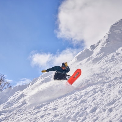 Snowboarding Powder